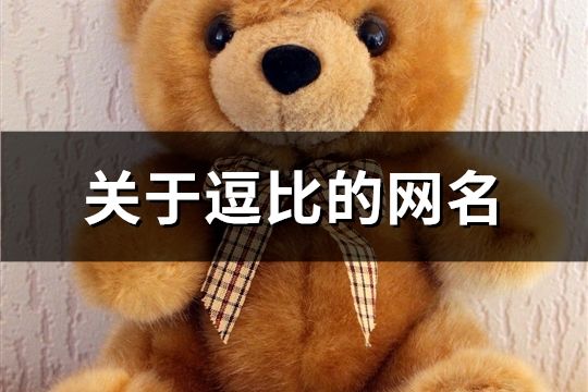 關于逗比的網名(561個)