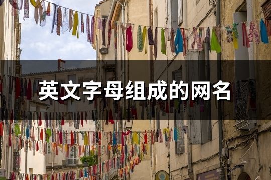 英文字母組成的網(wǎng)名(217個)