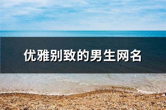 優雅別致的男生網名(精選856個)