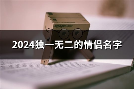 2024獨一無二的情侶名字(精選41對)